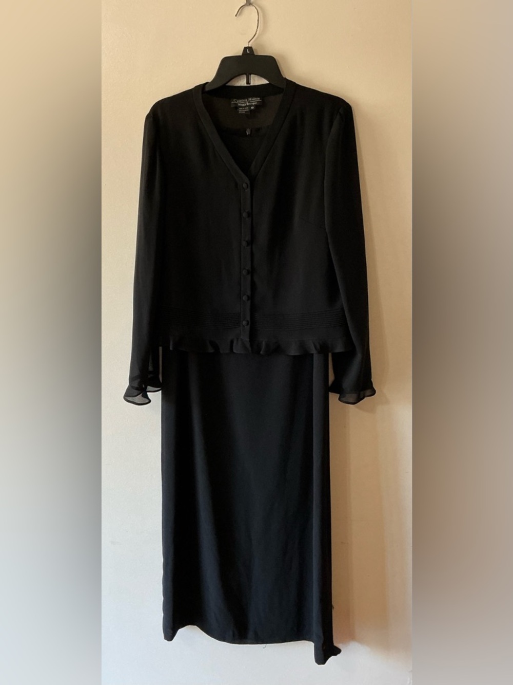 Cynthia Howie for Maggy Boutique Two Piece Long Dress Set Size 10